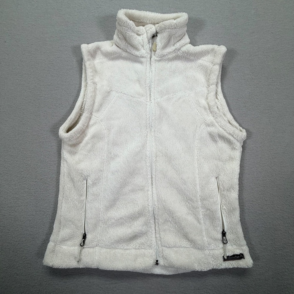 Avalanche Womens Vest Regular Fit Cream Fleece Full Zip Thermal Medium